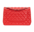 Jumbo Double Flap, &pound;4,800, Handbags, Red, Lambskin Leather, Back view